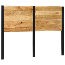 vidaXL tömör fa akác és vas fejtámla 140 cm (4017551) ágy és ágykellék