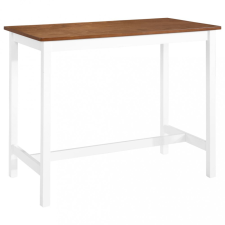 vidaXL tömör fa bárasztal 108 x 60 x 91 cm bútor