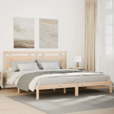 vidaXL tömör fa extra hosszú ágykeret matrac nélkül 180 x 210 cm ágy és ágykellék