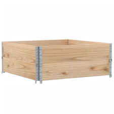 vidaXL tömör fenyő kerti virágláda 100 x 100 cm kerti tárolás