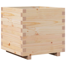 vidaXL tömör fenyő kerti virágláda 50 x 50 x 49,5 cm kerti tárolás