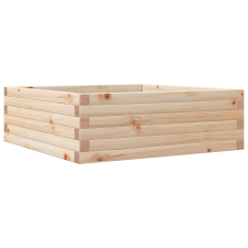 vidaXL tömör fenyő kerti virágláda 70x70x23 cm kerti tárolás