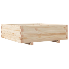 vidaXL tömör fenyő kerti virágláda 80x80x26,5 cm kerti tárolás
