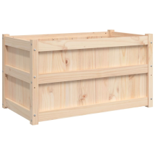 vidaXL tömör fenyő kerti virágláda 90x50x50 cm (837459) kerti tárolás