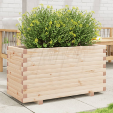 vidaXL tömör fenyő kerti virágtartó 90 x 40 x 49,5 cm kerti tárolás