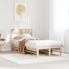 vidaXL tömör fenyőfa ágy matrac nélkül 100 x 200 cm ágy és ágykellék