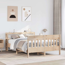 vidaXL tömör fenyőfa ágy matrac nélkül 120 x 190 cm ágy és ágykellék