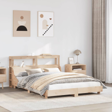 vidaXL tömör fenyőfa ágy matrac nélkül 150x200 cm ágy és ágykellék