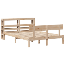 vidaXL tömör fenyőfa ágy matrac nélkül 150x200 cm (3305802) ágy és ágykellék