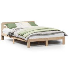 vidaXL tömör fenyőfa ágy matrac nélkül 150x200 cm (855552) ágy és ágykellék