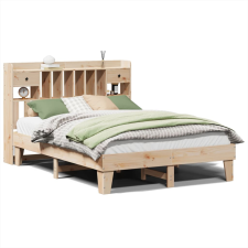 vidaXL tömör fenyőfa ágy matrac nélkül 160 x 200 cm (3308837) ágy és ágykellék