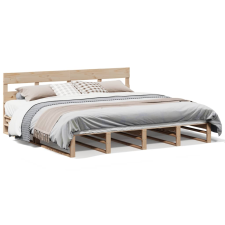 vidaXL tömör fenyőfa ágy matrac nélkül 180 x 200 cm (3302303) ágy és ágykellék