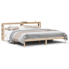 vidaXL tömör fenyőfa ágy matrac nélkül 200 x 200 cm ágy és ágykellék