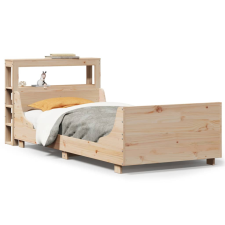 vidaXL tömör fenyőfa ágy matrac nélkül 75 x 190 cm ágy és ágykellék