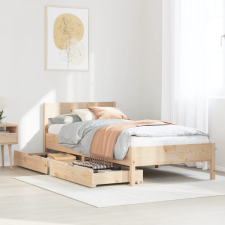 vidaXL tömör fenyőfa ágy matrac nélkül 75 x 190 cm ágy és ágykellék