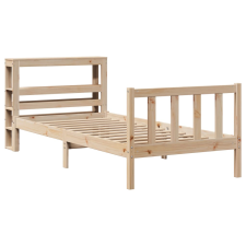 vidaXL tömör fenyőfa ágy matrac nélkül 75 x 190 cm (3305745) ágy és ágykellék