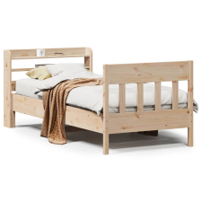 vidaXL tömör fenyőfa ágy matrac nélkül 75 x 190 cm (3307029) ágy és ágykellék