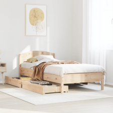 vidaXL tömör fenyőfa ágy matrac nélkül 90 x 200 cm ágy és ágykellék