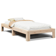 vidaXL tömör fenyőfa ágy matrac nélkül 90 x 200 cm (855325) ágy és ágykellék