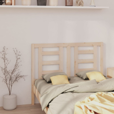 vidaXL Tömör fenyőfa ágyfejtámla 126 x 4 x 100 cm ágy és ágykellék