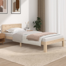 vidaXL tömör fenyőfa ágykeret 100 x 200 cm ágy és ágykellék