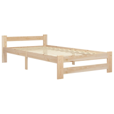 vidaXL tömör fenyőfa ágykeret 100 x 200 cm (321992) ágy és ágykellék