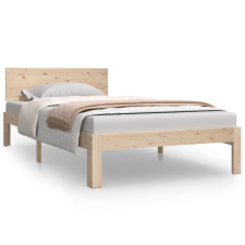 vidaXL tömör fenyőfa ágykeret 100 x 200 cm (810485) ágy és ágykellék