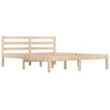 vidaXL tömör fenyőfa ágykeret 120 x 190 cm (4FT Small Double) (810400) ágy és ágykellék