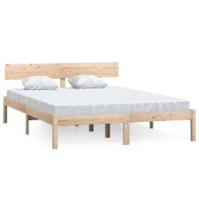 vidaXL tömör fenyőfa ágykeret 120 x 190 cm (UK Small Double) (810117) ágy és ágykellék