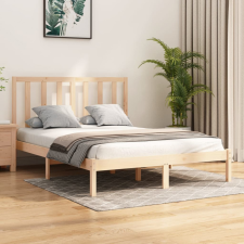 vidaXL tömör fenyőfa ágykeret 120 x 200 cm ágy és ágykellék
