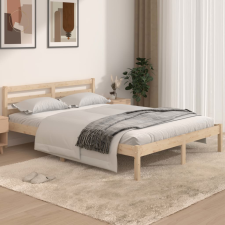 vidaXL tömör fenyőfa ágykeret 140x190 cm ágy és ágykellék