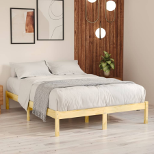 vidaXL tömör fenyőfa ágykeret 200 x 200 cm ágy és ágykellék
