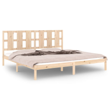 vidaXL tömör fenyőfa ágykeret 200 x 200 cm (3105620) ágy és ágykellék