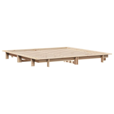 vidaXL tömör fenyőfa ágykeret 200 x 200 cm (3302261) ágy és ágykellék