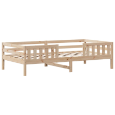 vidaXL tömör fenyőfa ágykeret 90 x 190 cm ágy és ágykellék
