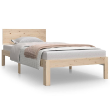 vidaXL tömör fenyőfa ágykeret 90 x 190 cm (3FT Single) (810460) ágy és ágykellék