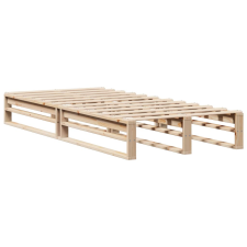 vidaXL tömör fenyőfa ágykeret 90 x 190 cm (850860) ágy és ágykellék