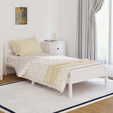 vidaXL tömör fenyőfa ágykeret 90 x 200 cm ágy és ágykellék