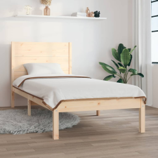 vidaXL tömör fenyőfa ágykeret 90 x 200 cm ágy és ágykellék