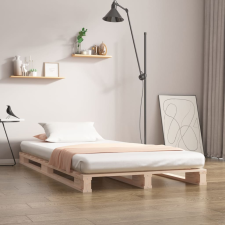 vidaXL tömör fenyőfa ágykeret 90 x 200 cm ágy és ágykellék