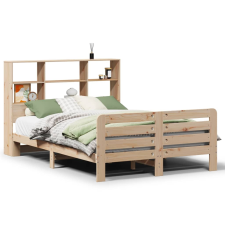 vidaXL tömör fenyőfa ágykeret ágy matrac nélkül 120 x 200 cm (3309920) ágy és ágykellék