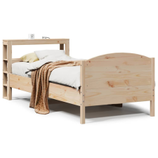 vidaXL tömör fenyőfa ágykeret matrac nélkül 90 x 190 cm ágy és ágykellék