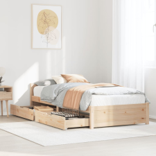 vidaXL tömör fenyőfa ágykeret matrac nélkül 90 x 190 cm ágy és ágykellék