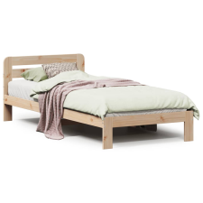vidaXL tömör fenyőfa ágykeret matrac nélkül 90 x 190 cm (855567) ágy és ágykellék