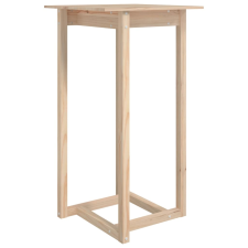 vidaXL tömör fenyőfa bárasztal 60 x 60 x 110 cm (822177) bútor