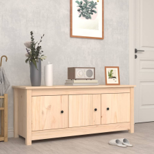 vidaXL tömör fenyőfa cipősszekrény 110 x 38 x 45,5 cm bútor