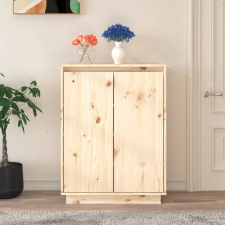 vidaXL tömör fenyőfa cipőszekrény 60 x 35 x 80 cm bútor