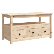 vidaXL tömör fenyőfa dohányzóasztal 102 x 49 x 55 cm (820931) bútor