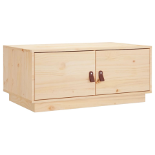 vidaXL tömör fenyőfa dohányzóasztal 80 x 50 x 35 cm (818250) bútor