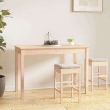 vidaXL tömör fenyőfa ebédlőasztal 110 x 55 x 75 cm bútor